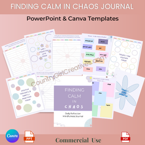 Finding Calm Reflections Journal