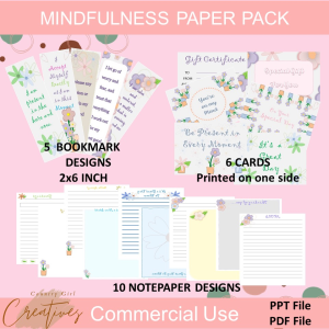 Finding Calm Mindset Paper Pack