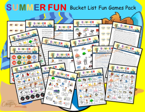 Summer Bucket List Fun Games Pack