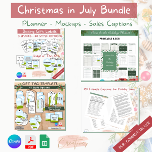 Christmas in July Templates
