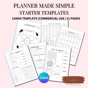 Planner Made Simple Starter Templates