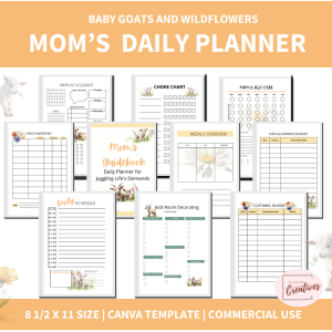 Mom's GuideBook: Daily Planner For Juggling Life's Demands