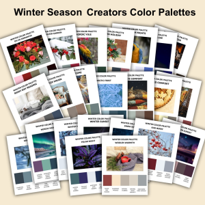 Winter Theme Color Palettes for Creatives