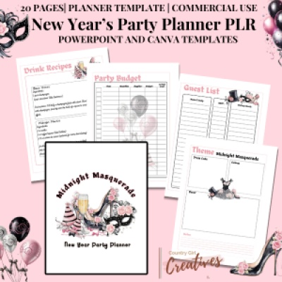 Midnight Masquerade New Year's Party Planner